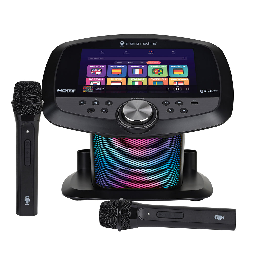 Ultimate Karaoke Party System with Vocal Removal & Charging Mics