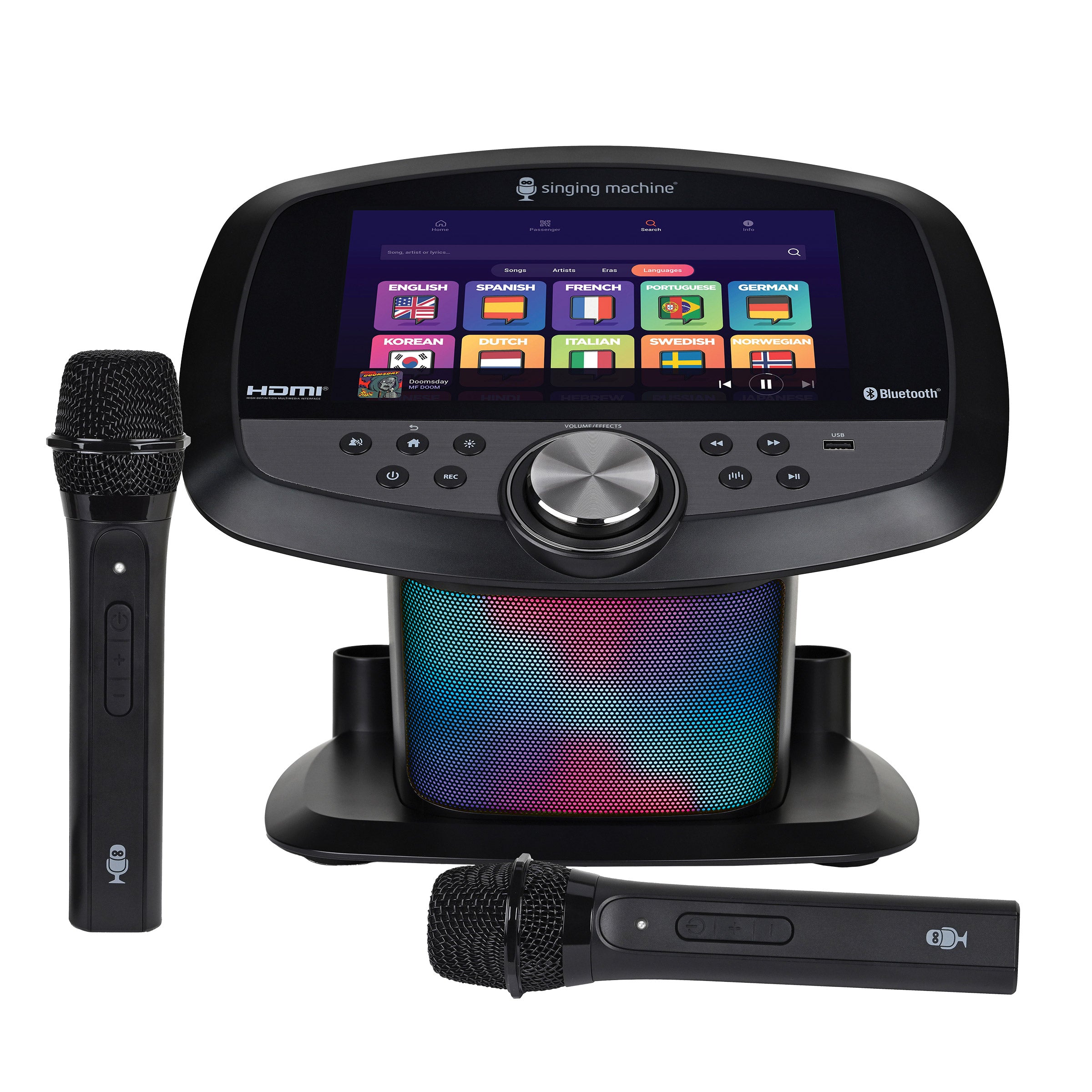 Ultimate Karaoke Party System with Vocal Removal & Charging Mics