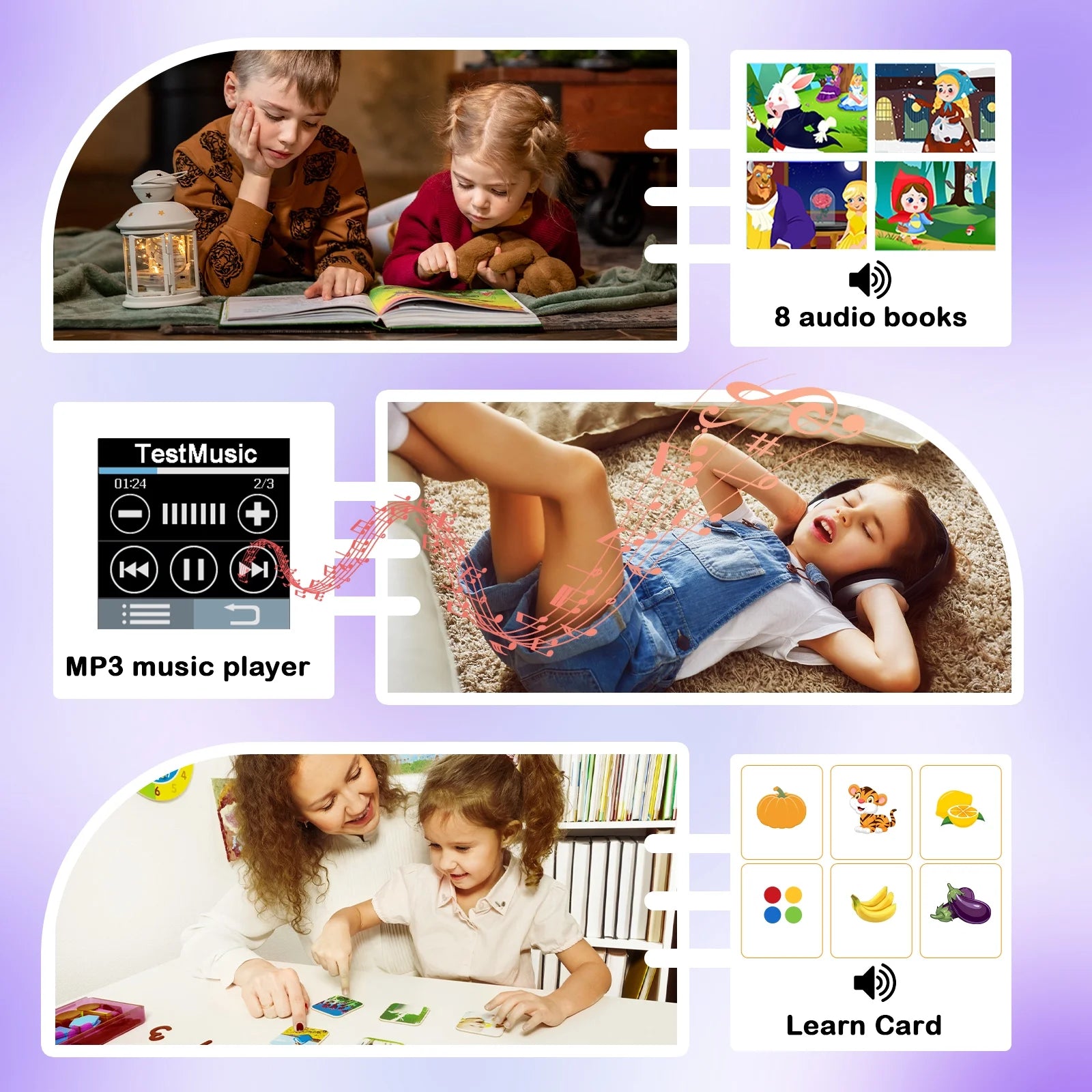 Smart Watch for Kids Toys Smartwatches for Boys and Girls with 22 Games HD Camera Video Music Player Pedometer Study Cards Audiostory Habit Tracking Gift for 4-14 Ys